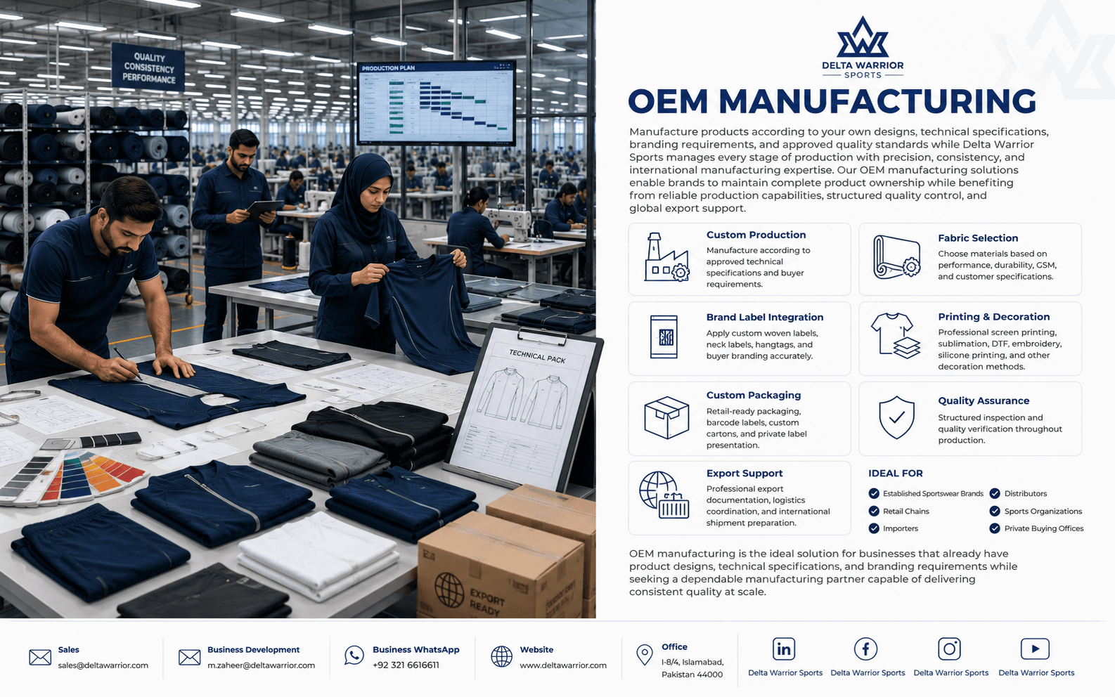 OEM Sportswear Production