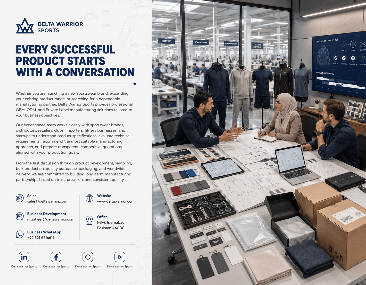 Sportswear Manufacturing Consultation and OEM Sportswear Quotation