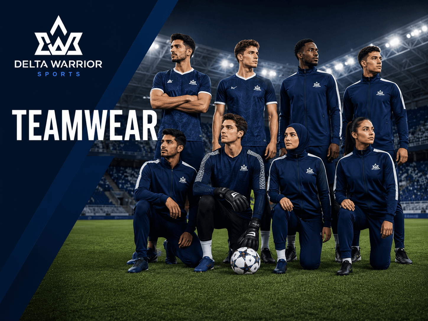 Reviewing our Delta warrior sports project please let me know which products mentioned under the following categories. Thought for 5s Yes. Based on our approved Delta Warrior Sports Product Architecture and the Master Image Production Matrix (MIPM) we've established for the website, catalog, and marketing materials, these are the product categories and products currently included. 1. Activewear / Fitness Wear Performance T-Shirt Moisture Wicking T-Shirt Athletic Tank Athletic Tank Top Training Shorts Compression Top Compression Shorts Performance Leggings Sports Bra (for OEM portfolio; when displayed, follows the approved modest representation requirements) Athletic Joggers 2. Teamwear Soccer Uniform Cricket Kit Basketball Jersey Baseball Jersey Rugby Kit Volleyball Kit Cycling Kit OEM, ODM, Private Label